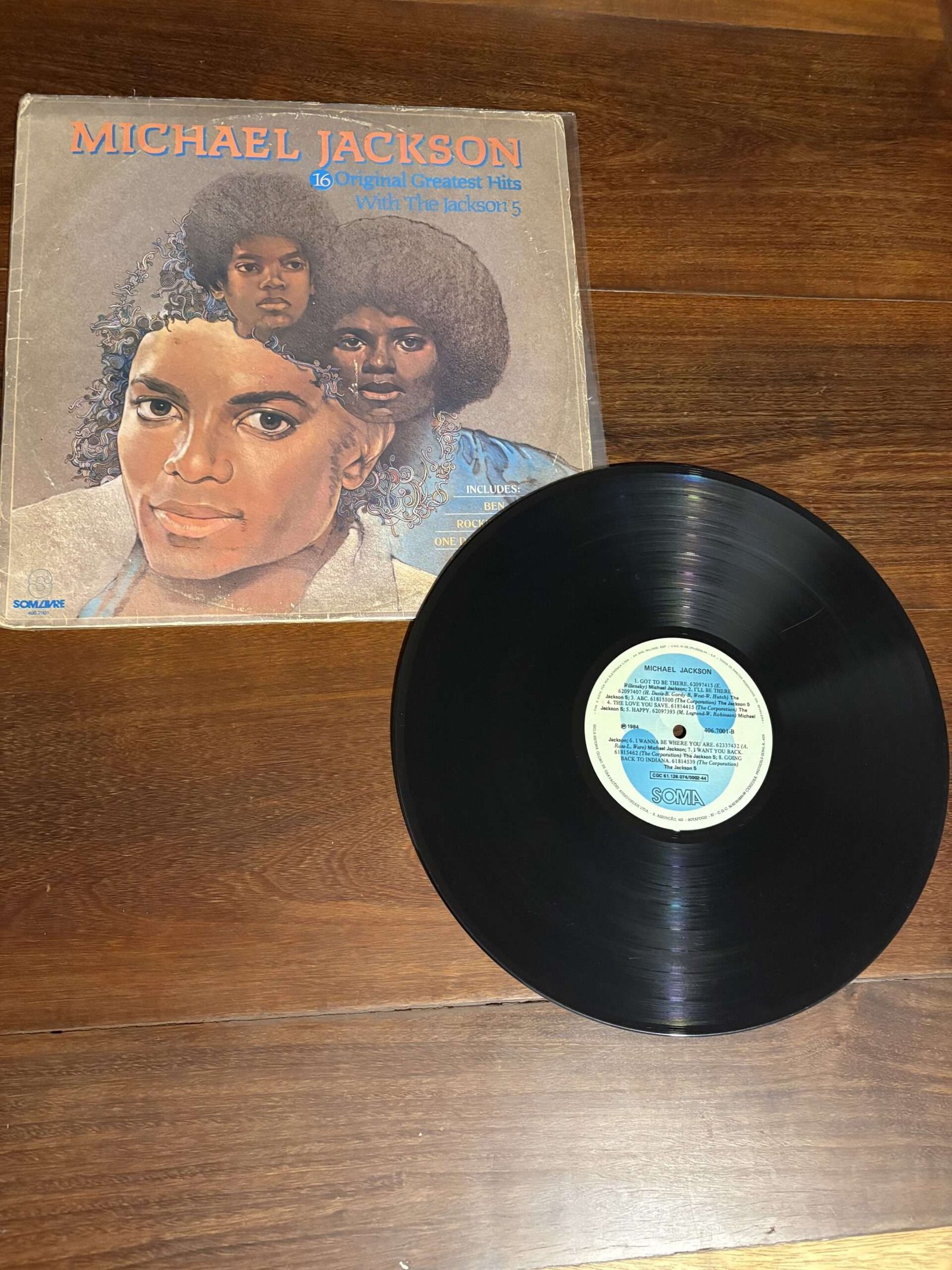 Lp Michael Jackson - 16 Original Greatest Hits with The Jackson 5 (1984) - Imagem 3