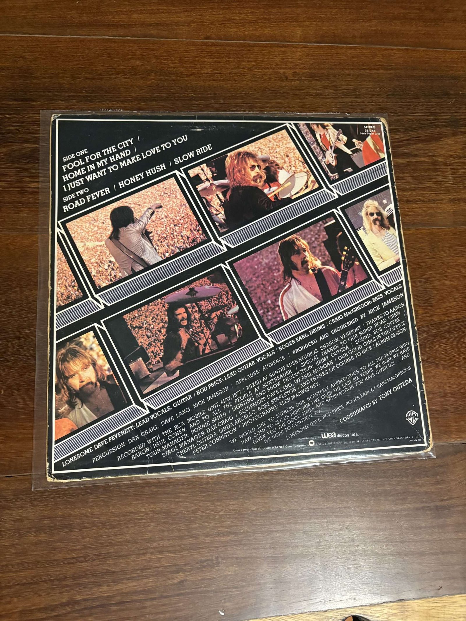 Lp Foghat - Live (1977) - Imagem 2