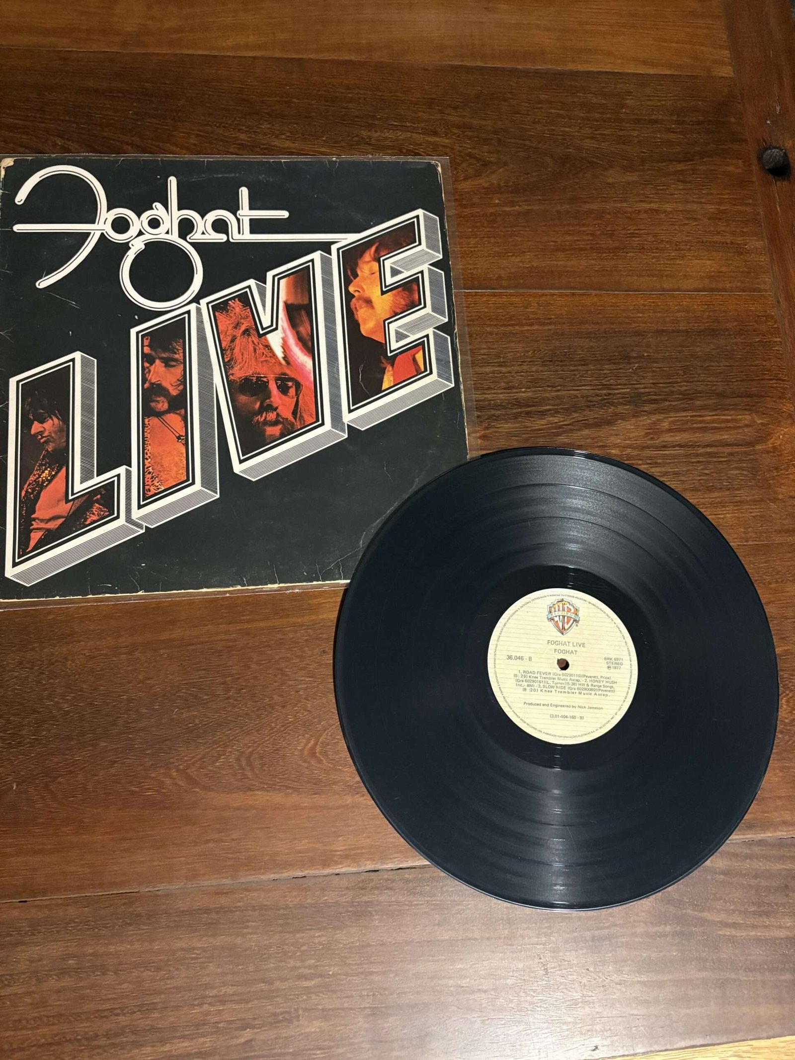 Lp Foghat - Live (1977) - Imagem 3