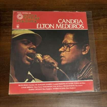 Lp Candeia e Élton Medeiros - Nova História da Música Popular Brasileira (1978) 10 polegadas