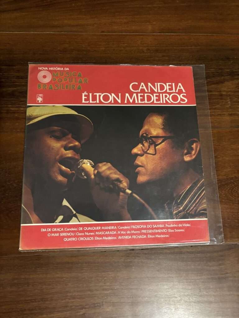 Lp Candeia e Élton Medeiros - Nova História da Música Popular Brasileira (1978) 10 polegadas