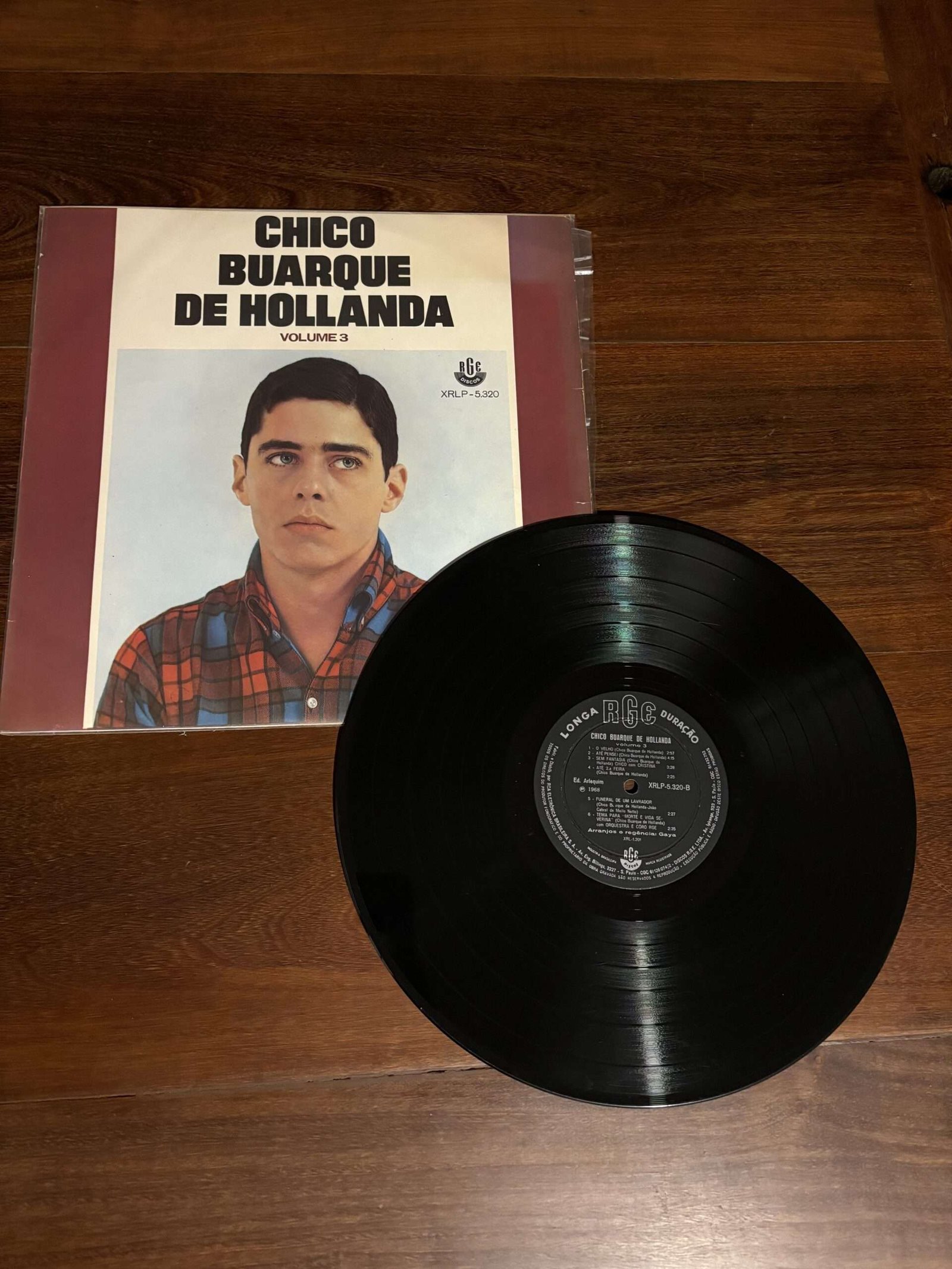 Lp Chico Buarque - Chico Buarque de Hollanda Volume 3 (1968) - Imagem 3