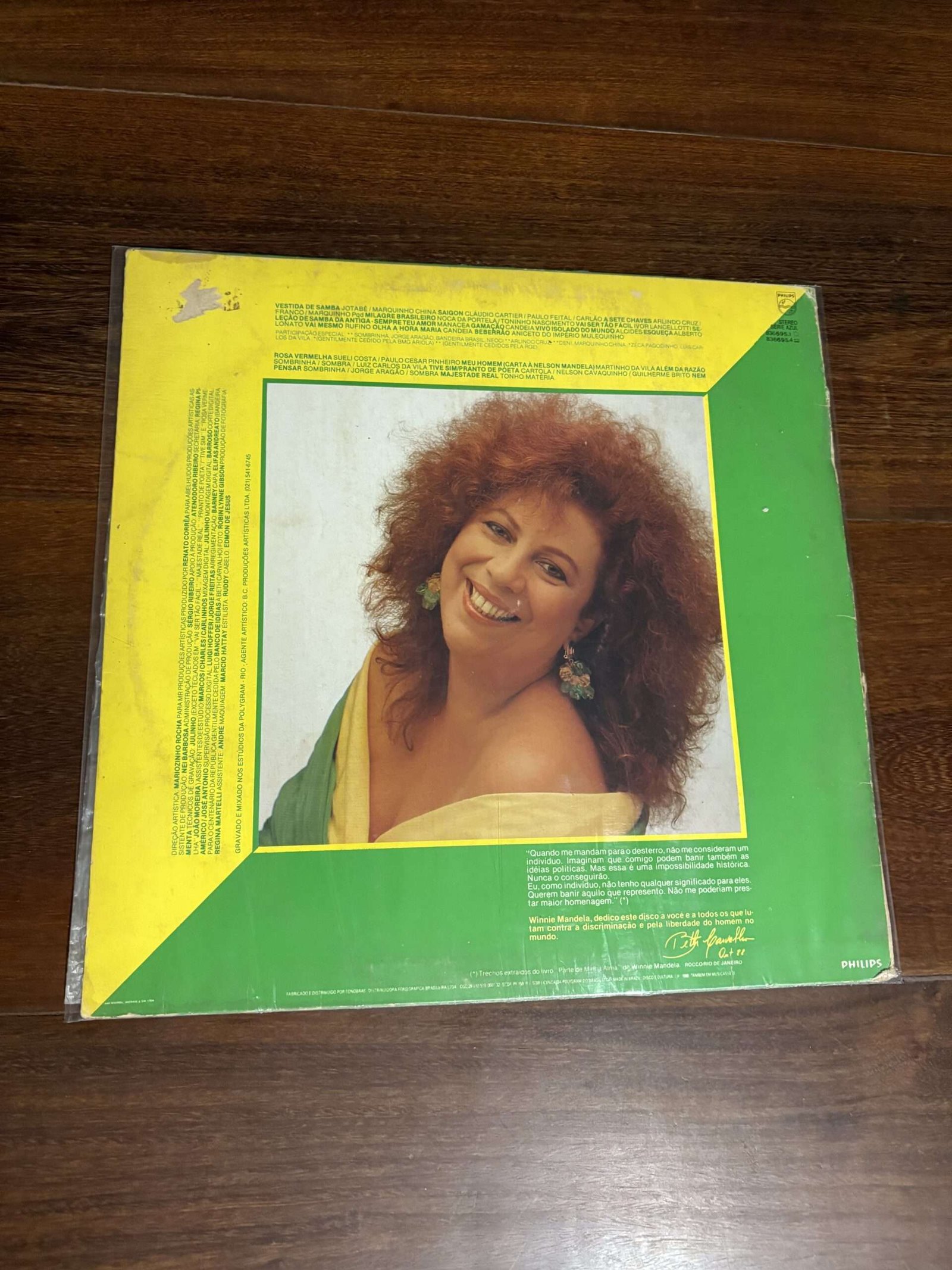 Lp Beth Carvalho - Alma do Brasil (1988) - Imagem 2