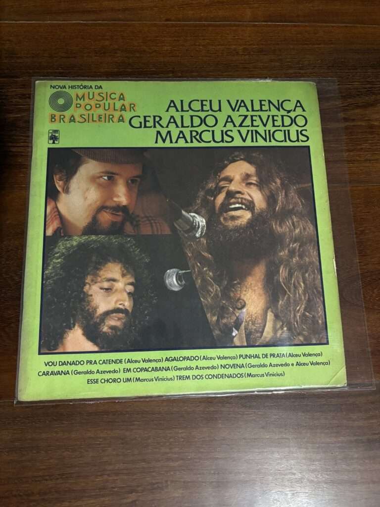 Lp Alceu Valença, Geraldo Azevedo e Marcus Vinicius - Nova História da Música Popular Brasileira (1978) 10 polegadas