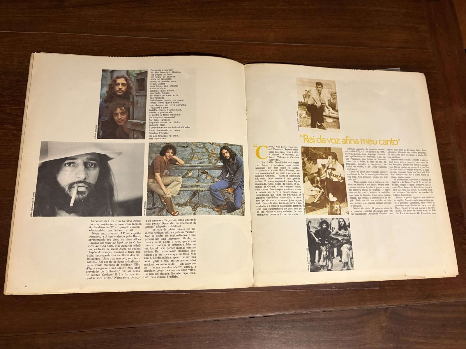 Lp Alceu Valença, Geraldo Azevedo e Marcus Vinicius - Nova História da Música Popular Brasileira (1978) 10 polegadas - Imagem 3