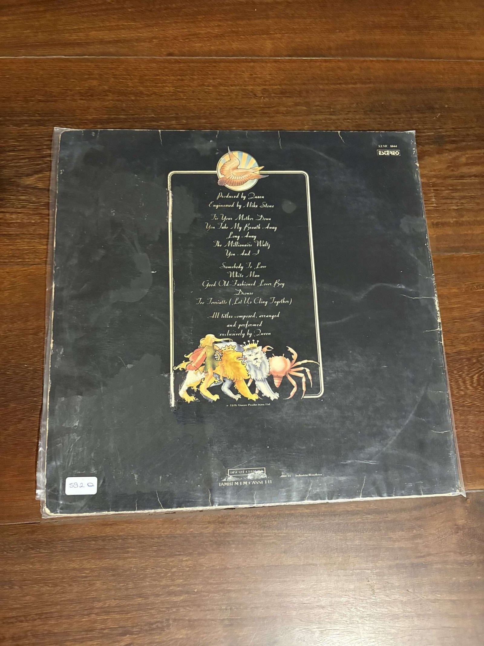Lp Queen - A Day At The Races (1976) - Imagem 2