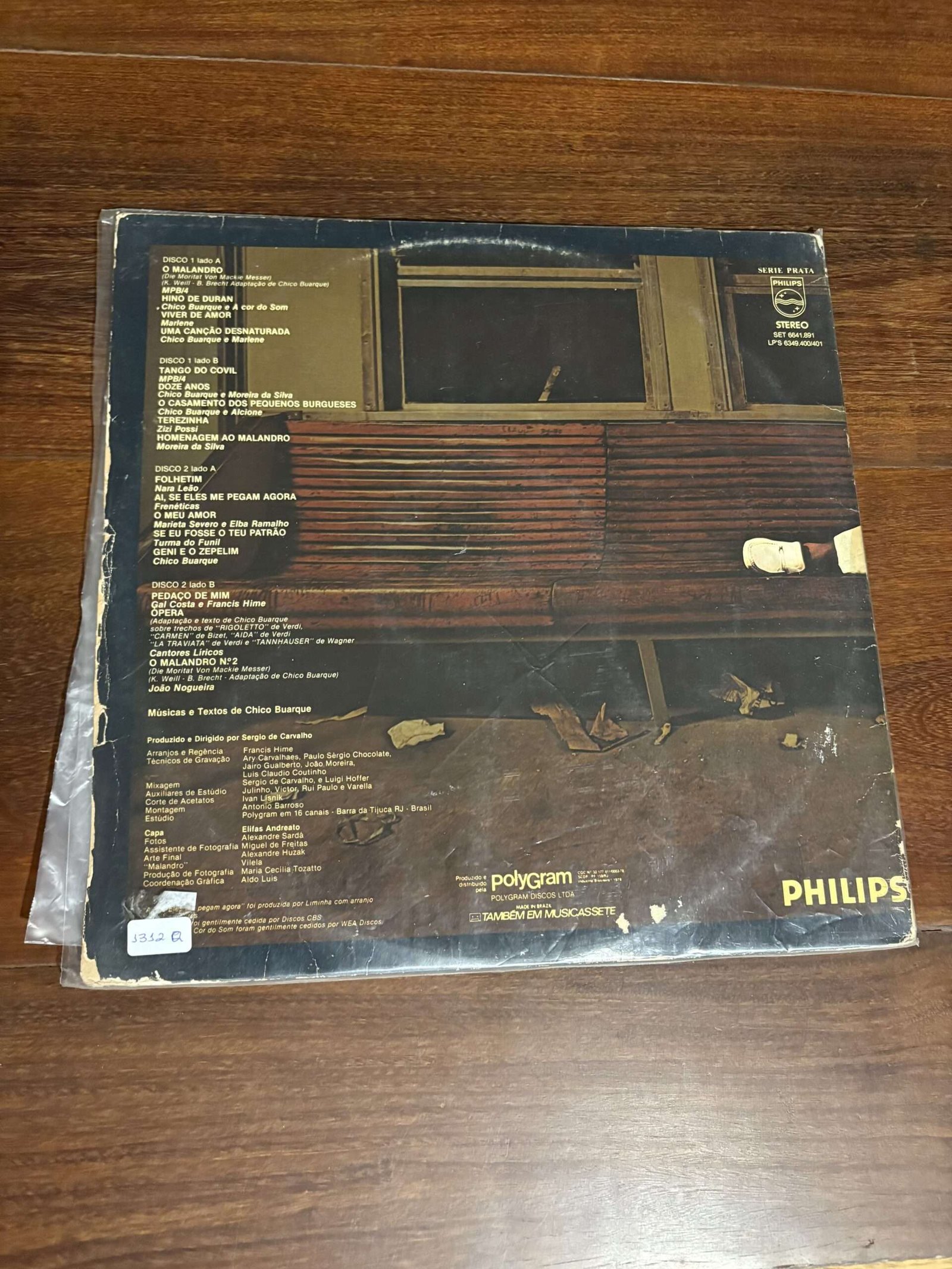Lp Duplo Chico Buarque - Ópera do Malandro (1979) - Imagem 2