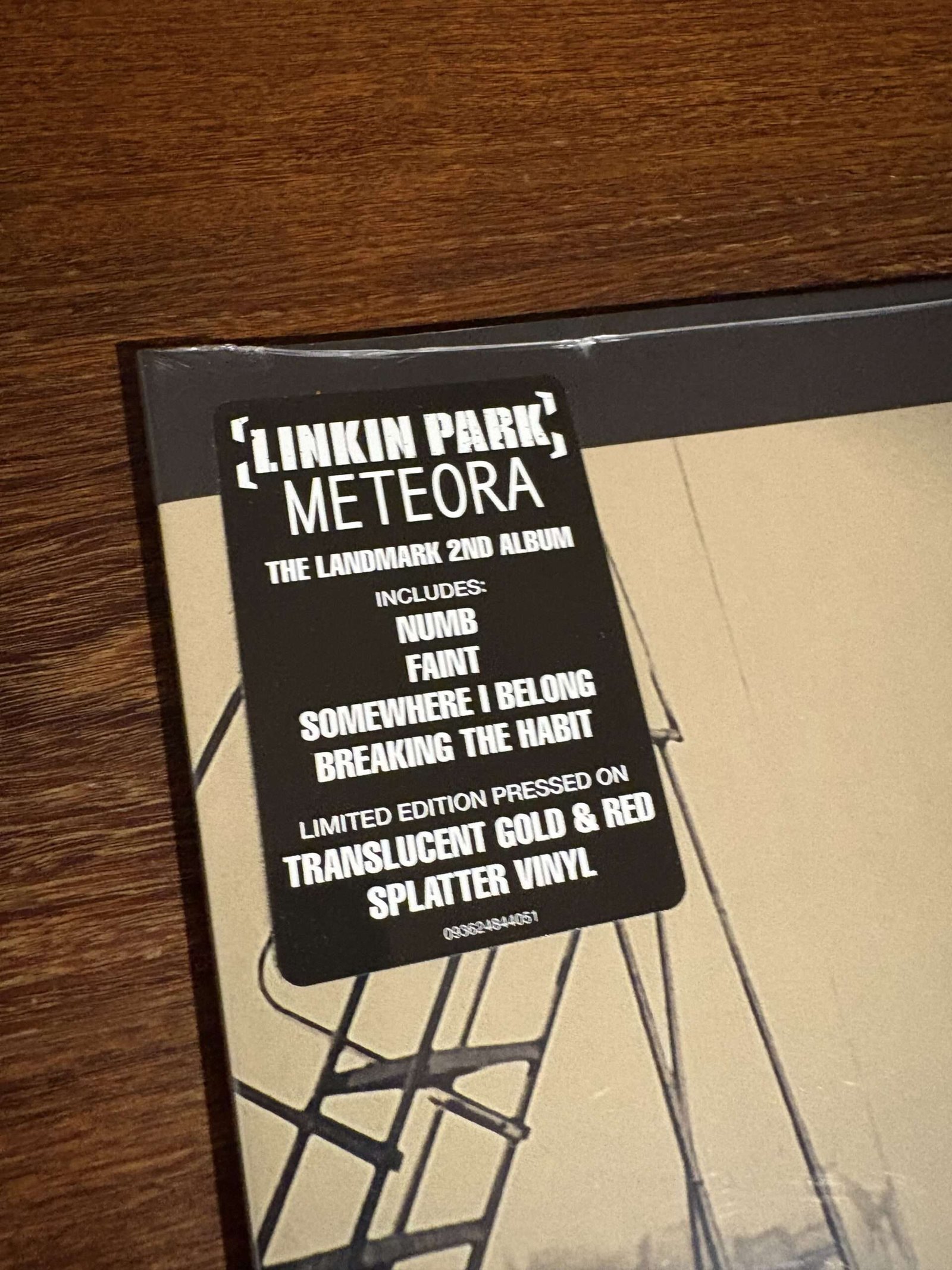 Lp Linkin Park - Meteora (2003) Lacrado Lp Splatter Amarelo e Vermelho - Imagem 3