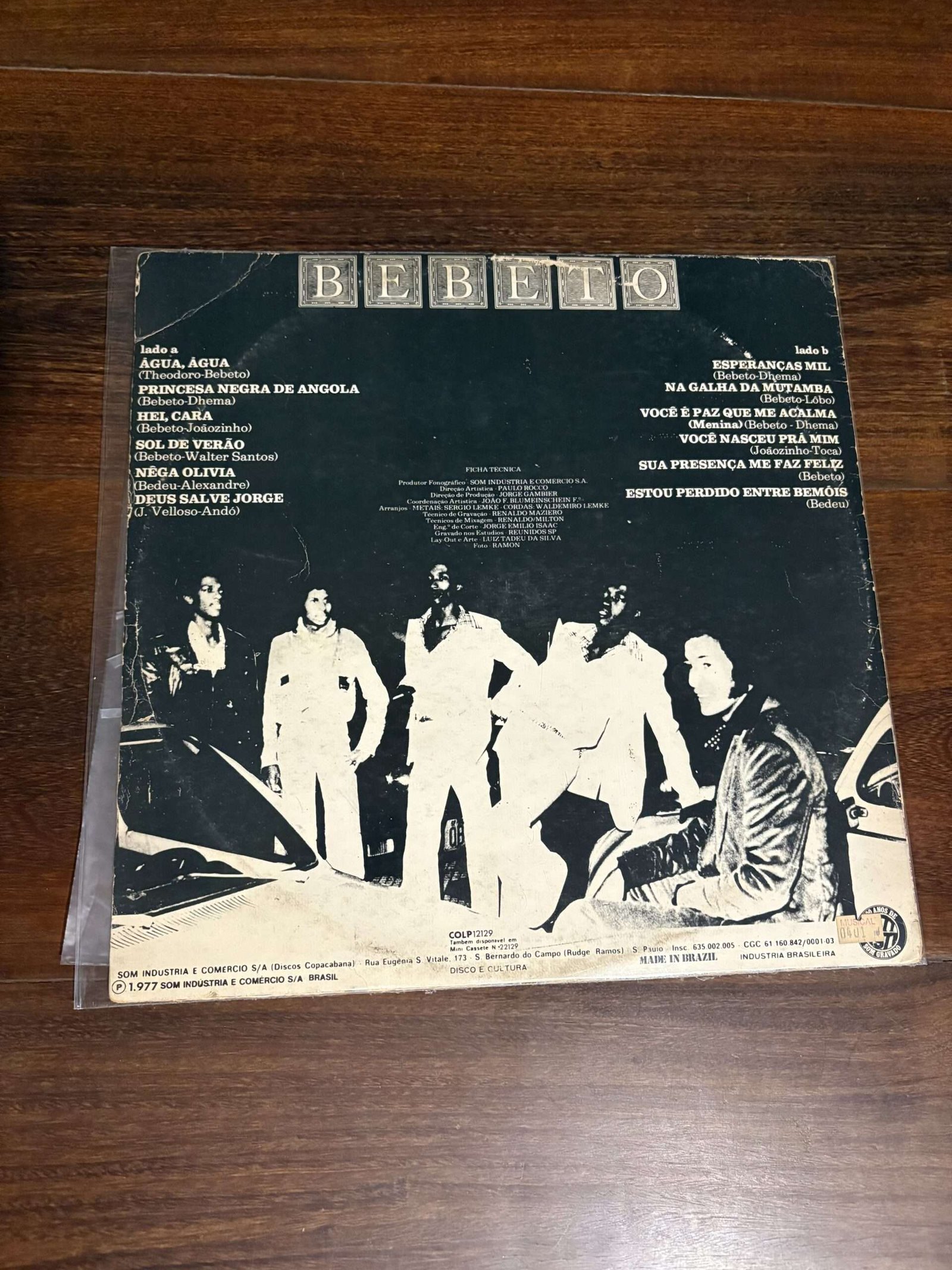 Lp Bebeto - Esperanças Mil (1977) - Imagem 2