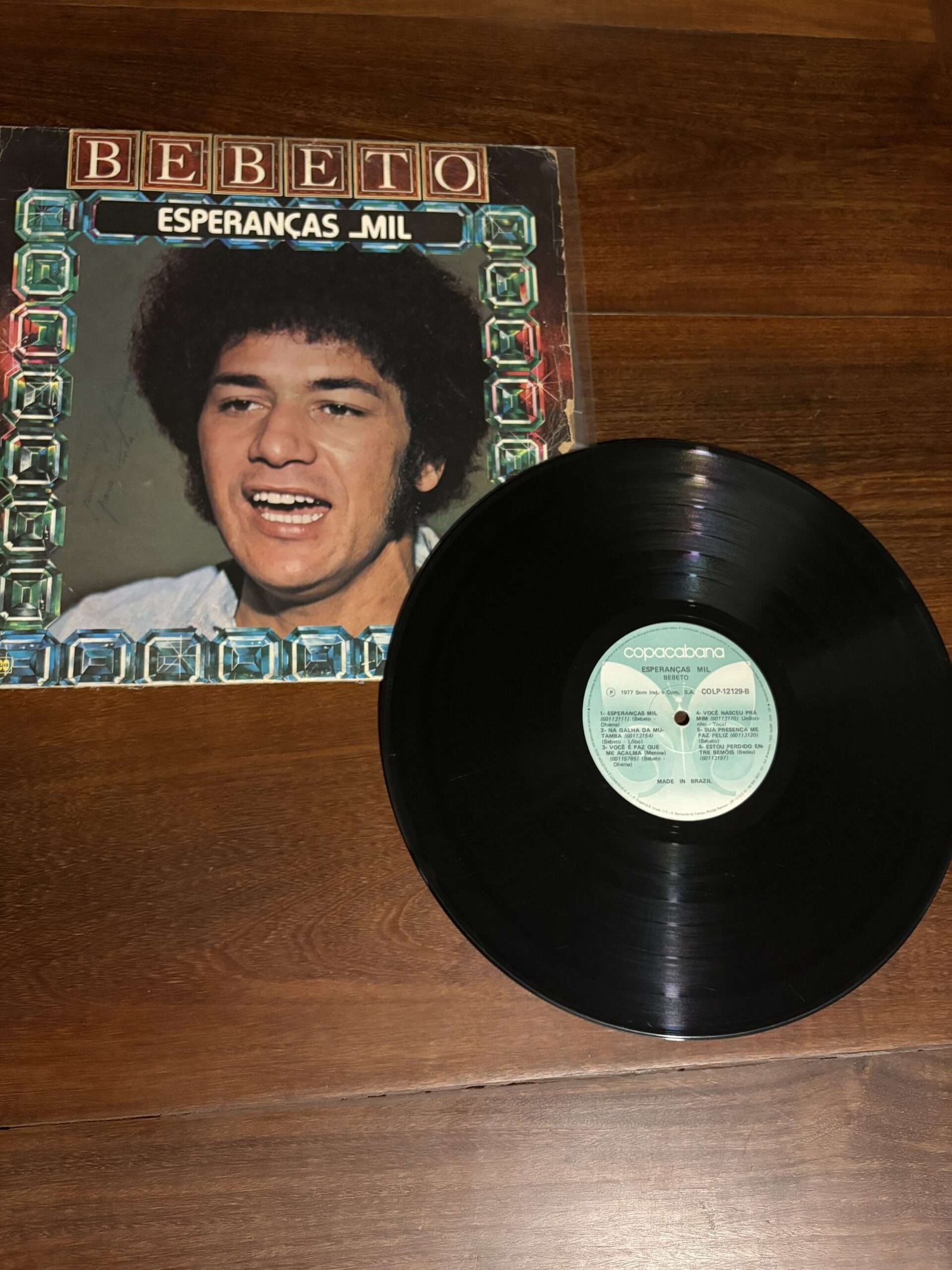 Lp Bebeto - Esperanças Mil (1977) - Imagem 3