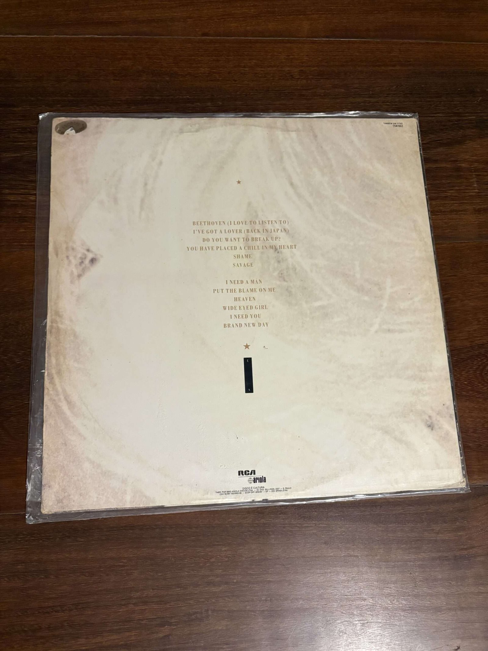 Lp Eurythmics - Savage (1987) - Imagem 2