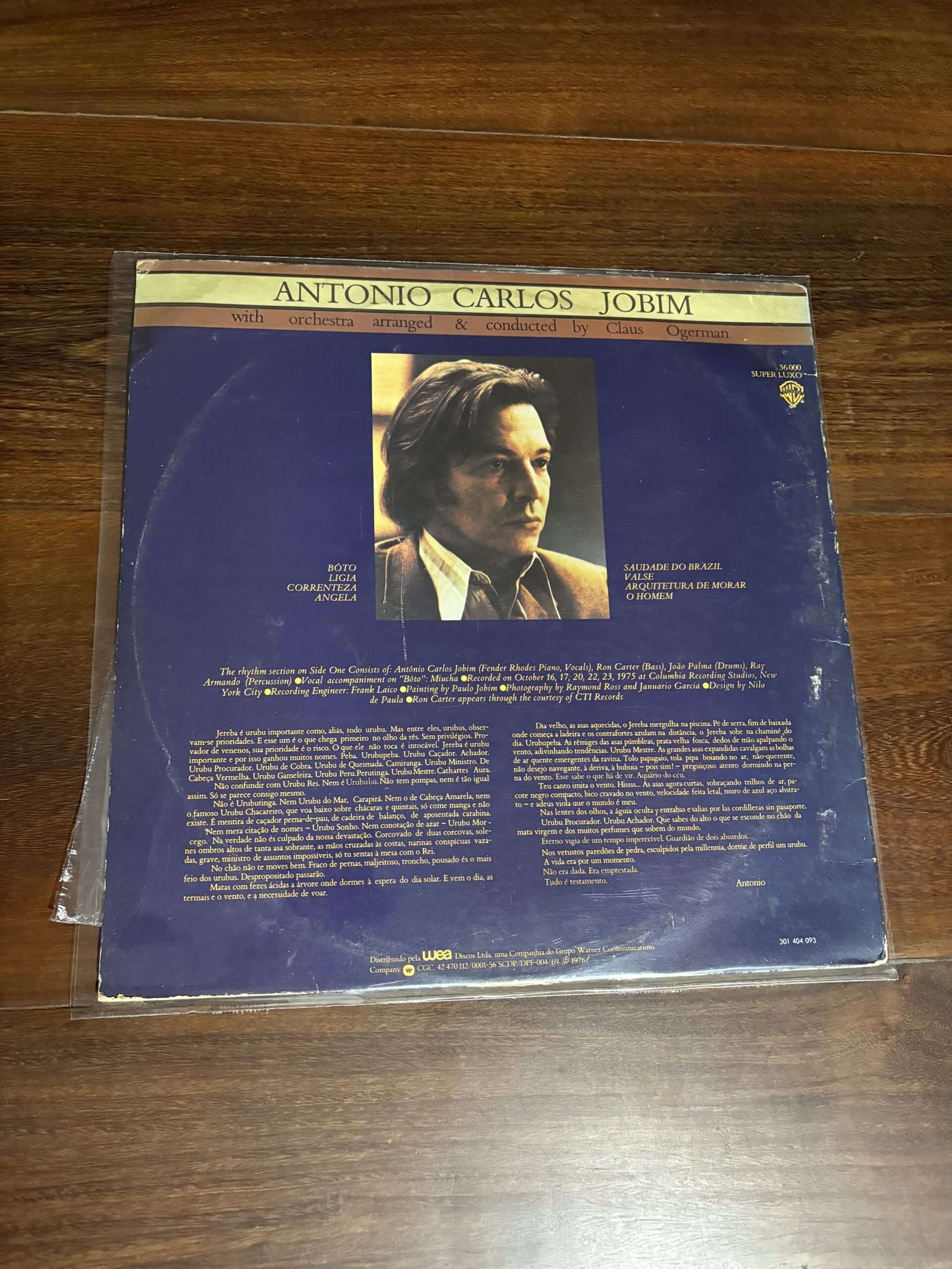 Lp Tom Jobim - Urubu (1975) - Imagem 2