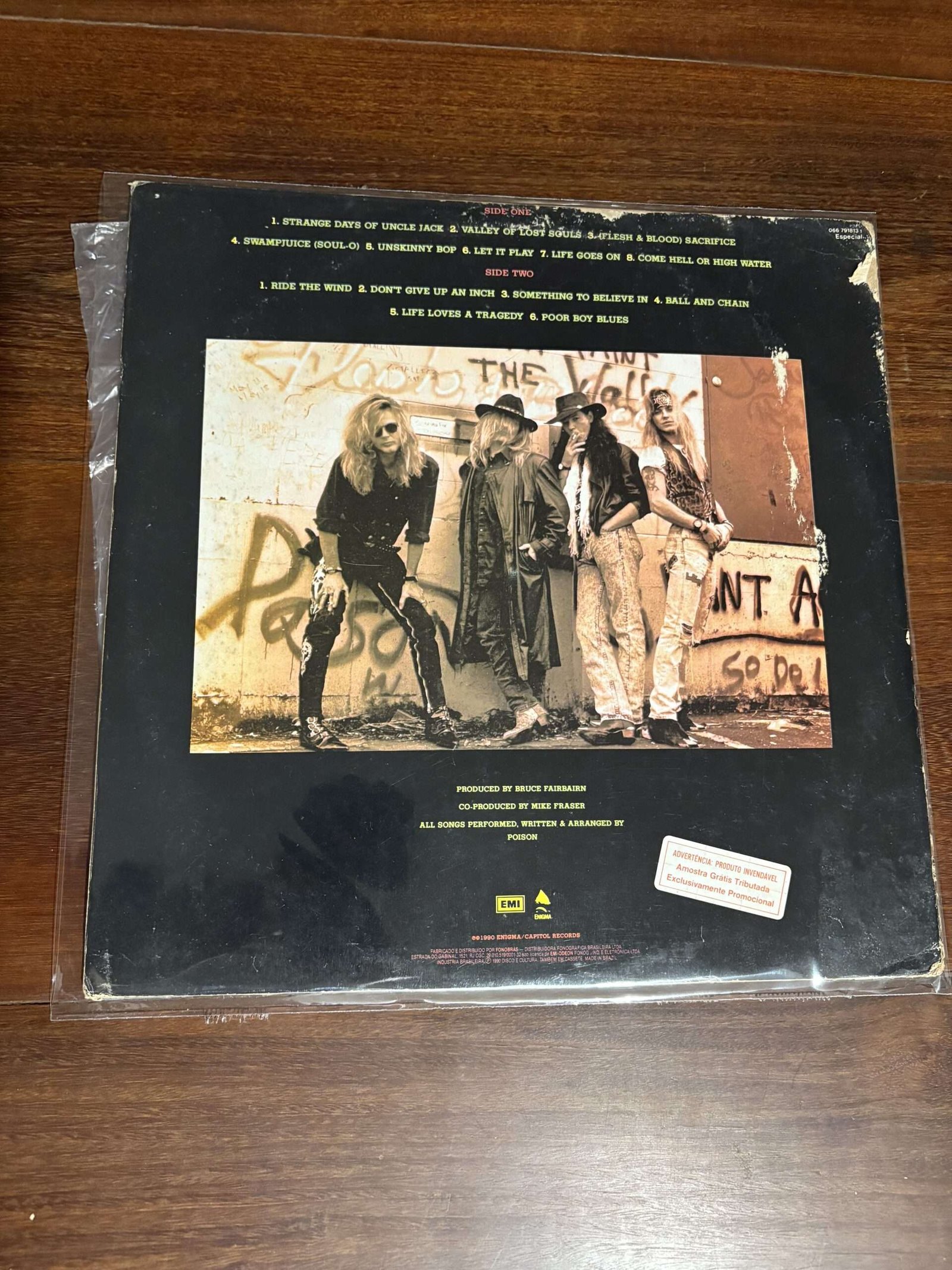 Lp Poison - Flesh & Blood (1990) - Imagem 2