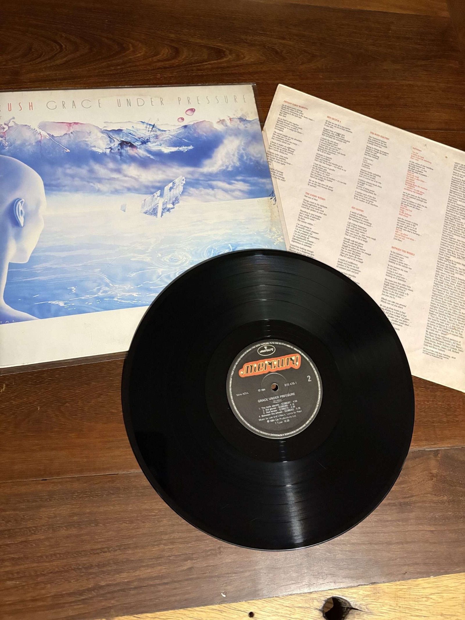 Lp Rush - Grace Under Pressure (1984) - Imagem 3