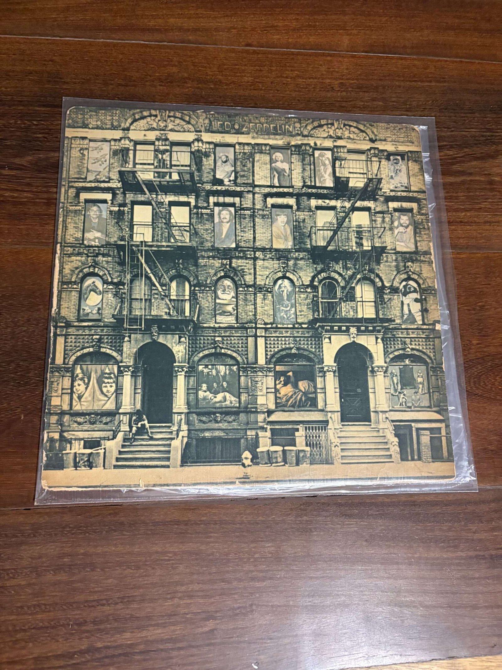 Lp Led Zeppelin - Physical Graffiti (1975) Duplo Sem Capa Principal