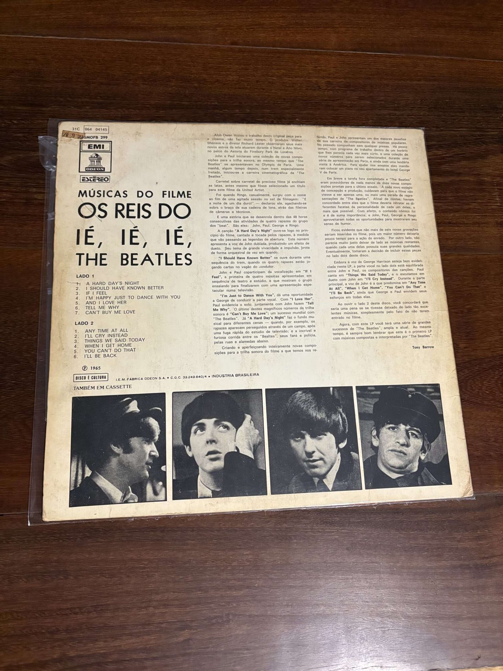 Lp The Beatles - Os Reis do Iê, Iê, Iê (1974) - Imagem 2