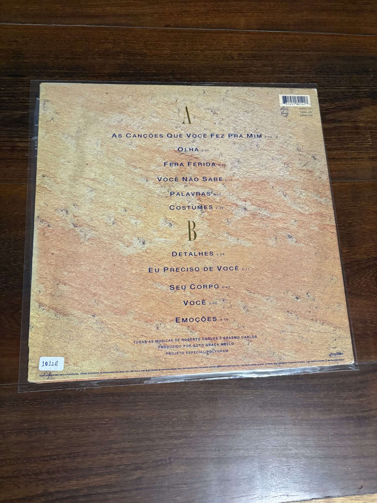 Lp Maria Bethânia - As canções que você fez pra mim (1993) - Imagem 2