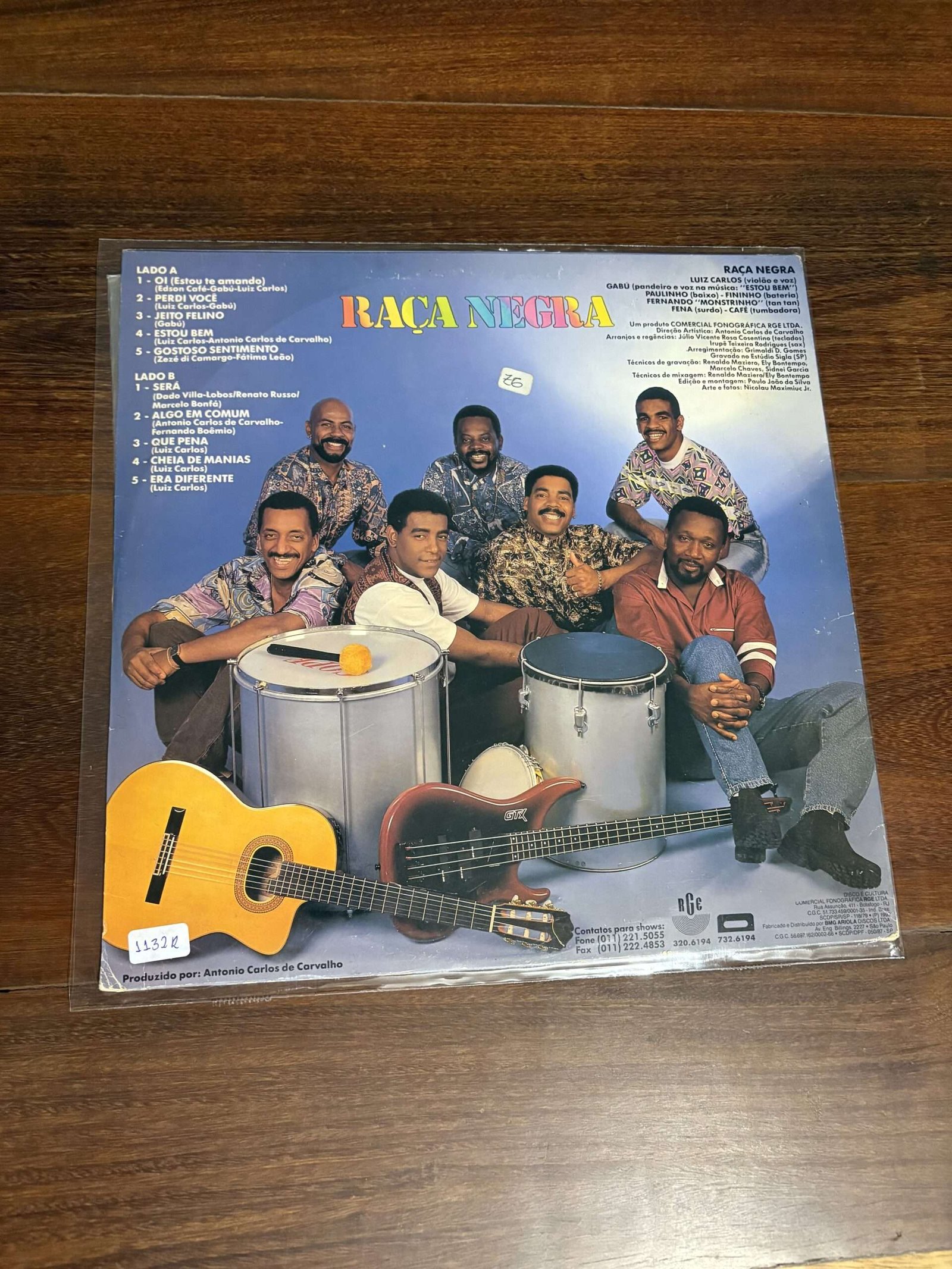 Lp Raça Negra - Raça Negra (1992) - Imagem 2