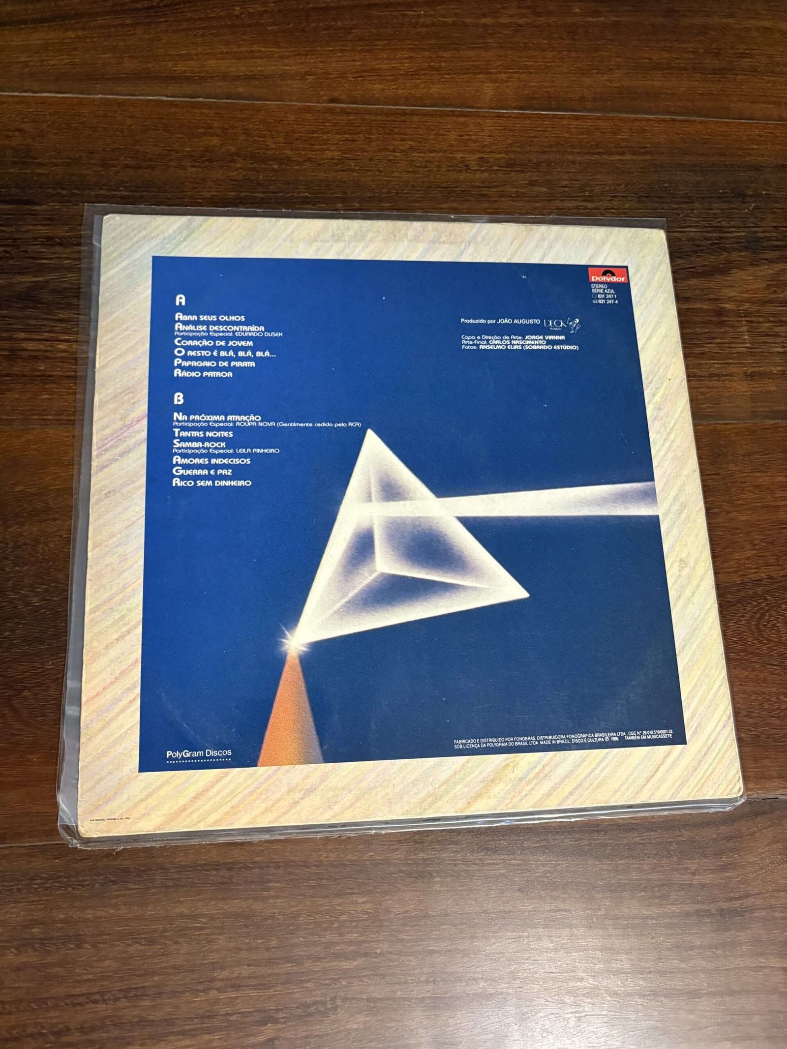 Lp Erasmo Carlos - Abra Seus Olhos (1986) - Imagem 2
