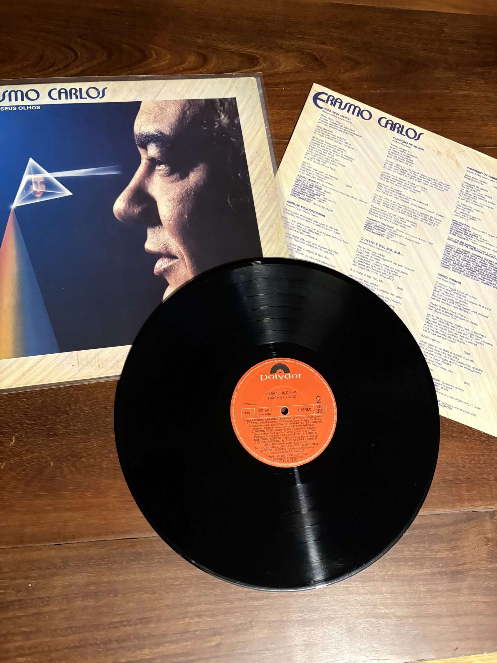 Lp Erasmo Carlos - Abra Seus Olhos (1986) - Imagem 3