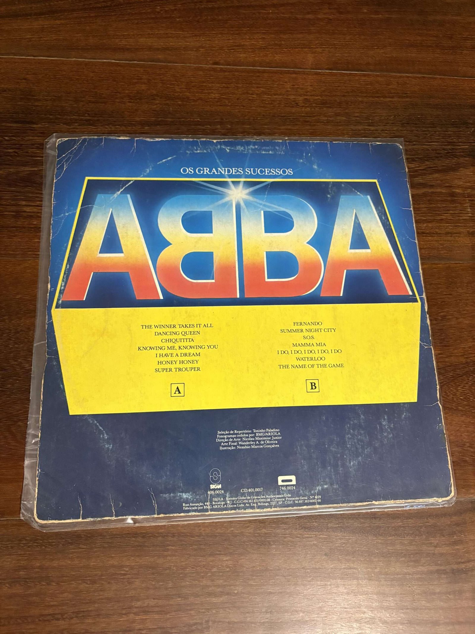 Lp Abba - Os Grandes Sucessos (1988) - Imagem 2