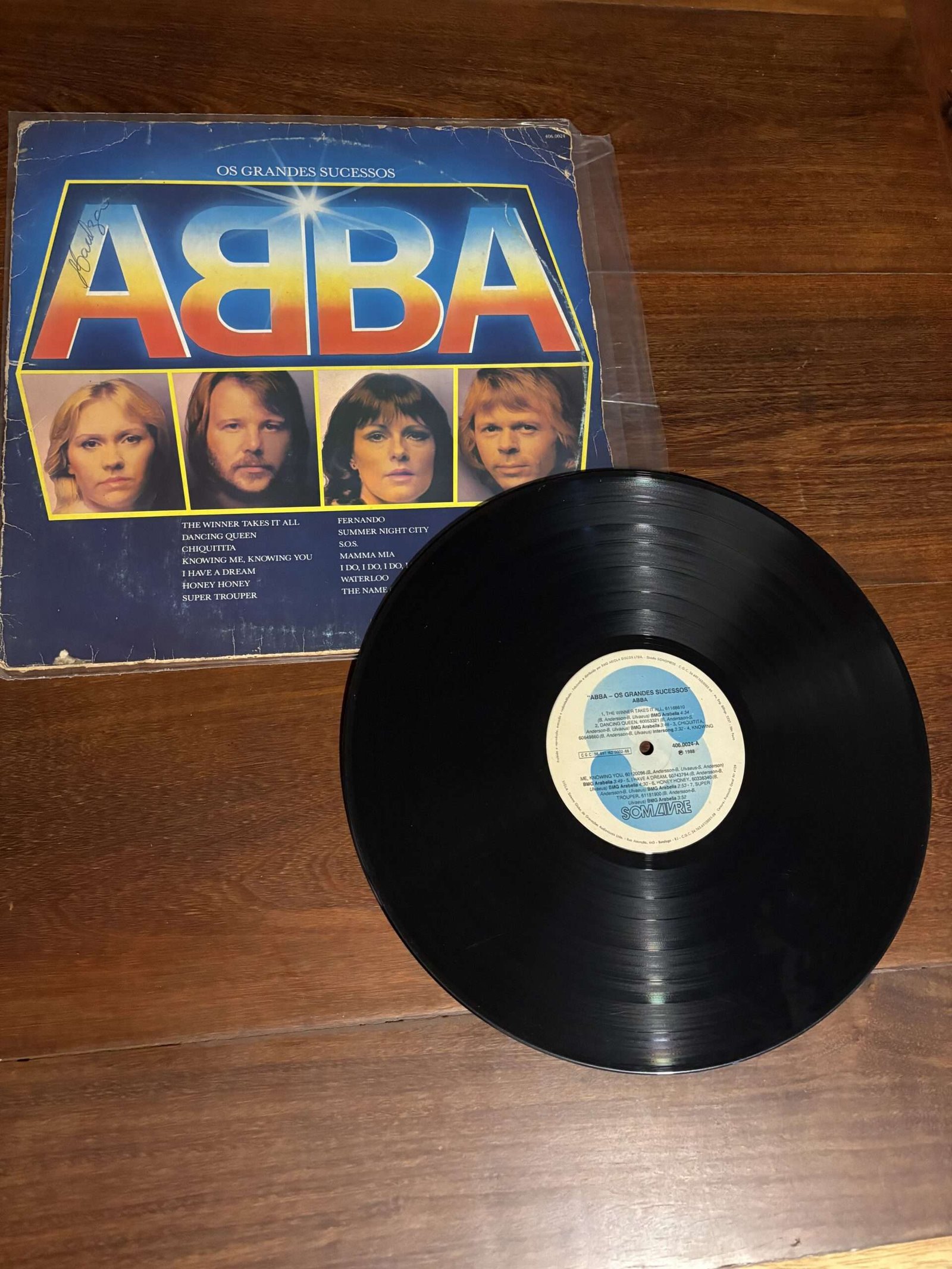 Lp Abba - Os Grandes Sucessos (1988) - Imagem 3