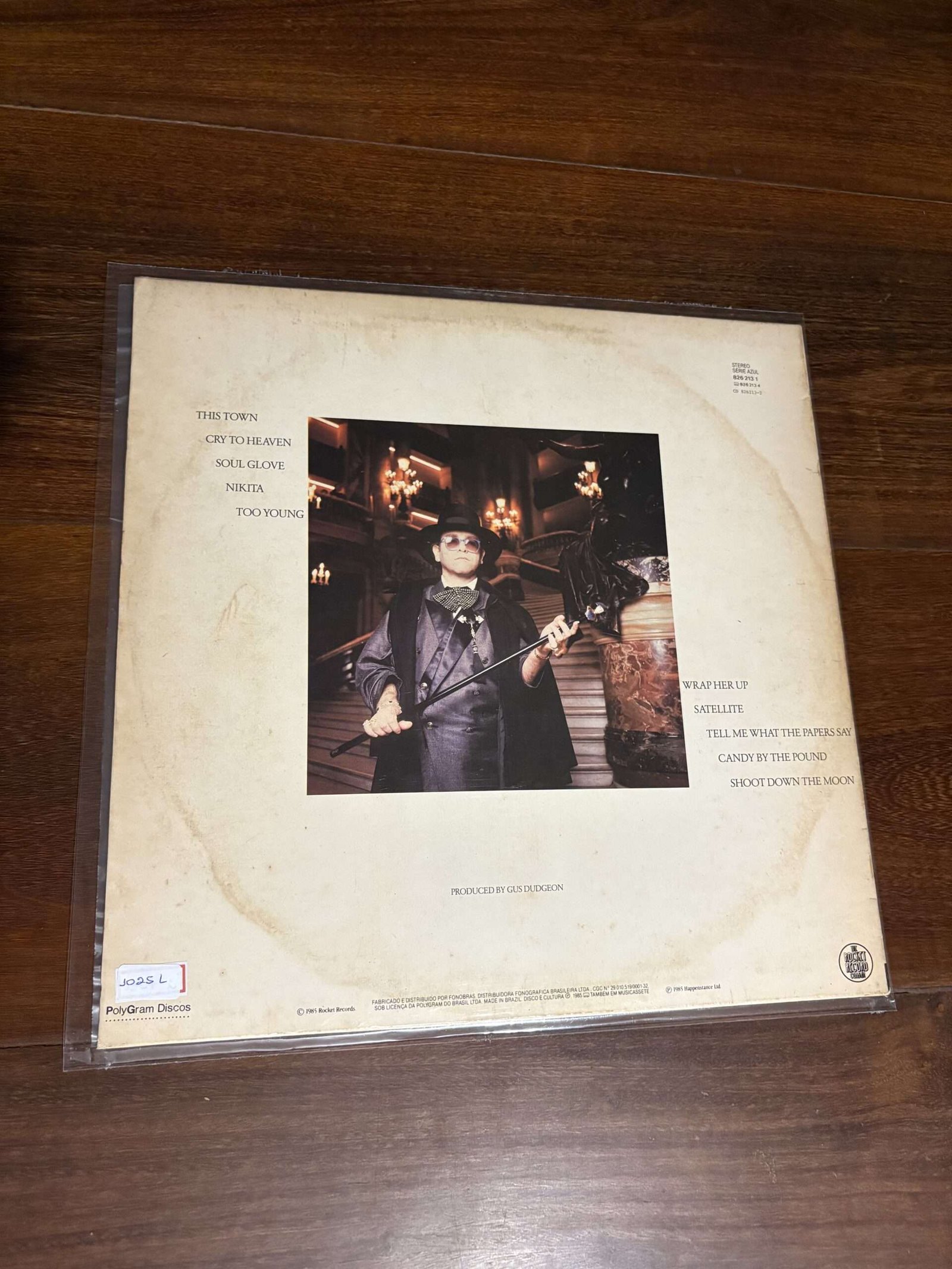 Lp Elton John - Ice on Fire (1985) - Imagem 2