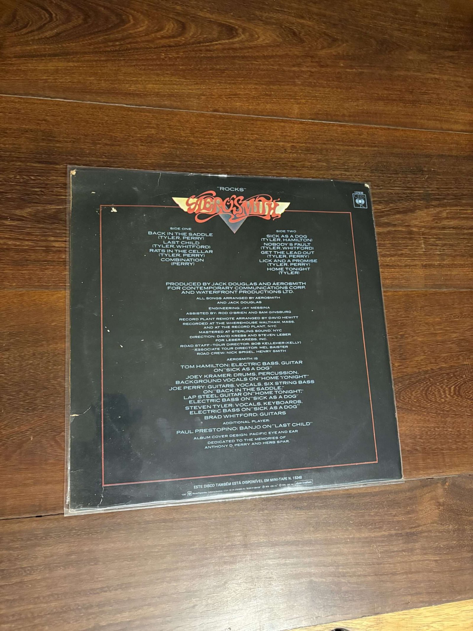 Lp Aerosmith - Rocks (1976) - Imagem 2