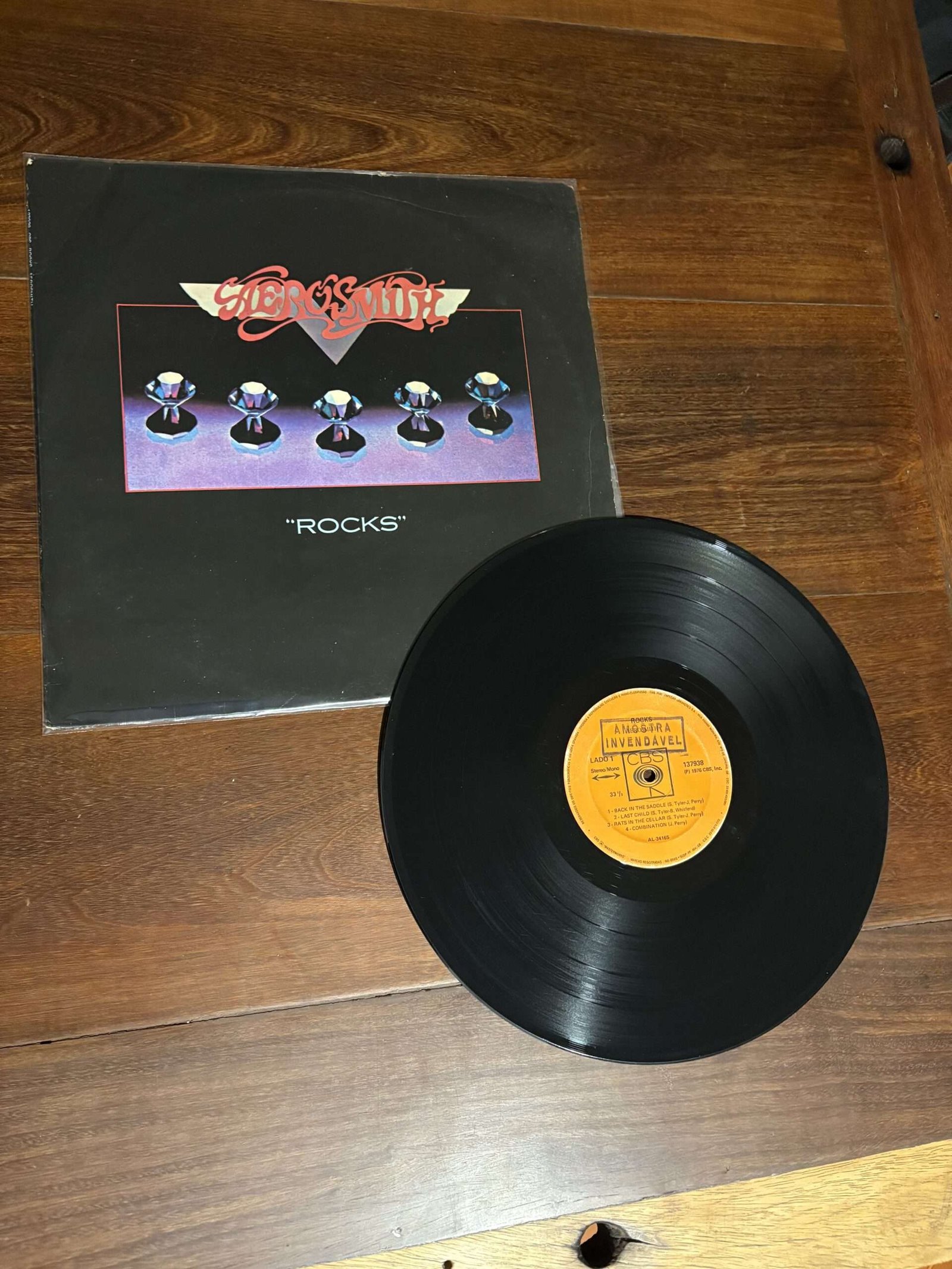 Lp Aerosmith - Rocks (1976) - Imagem 3
