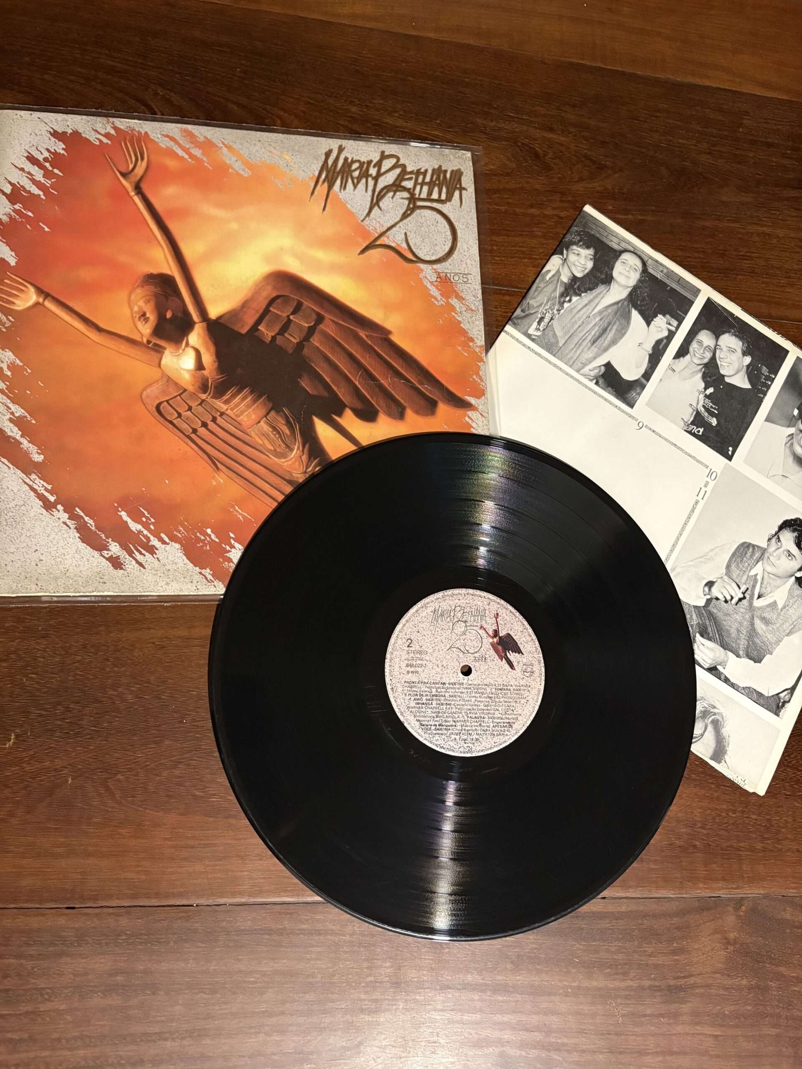 Lp Maria Bethânia - 25 anos (1990) - Imagem 3