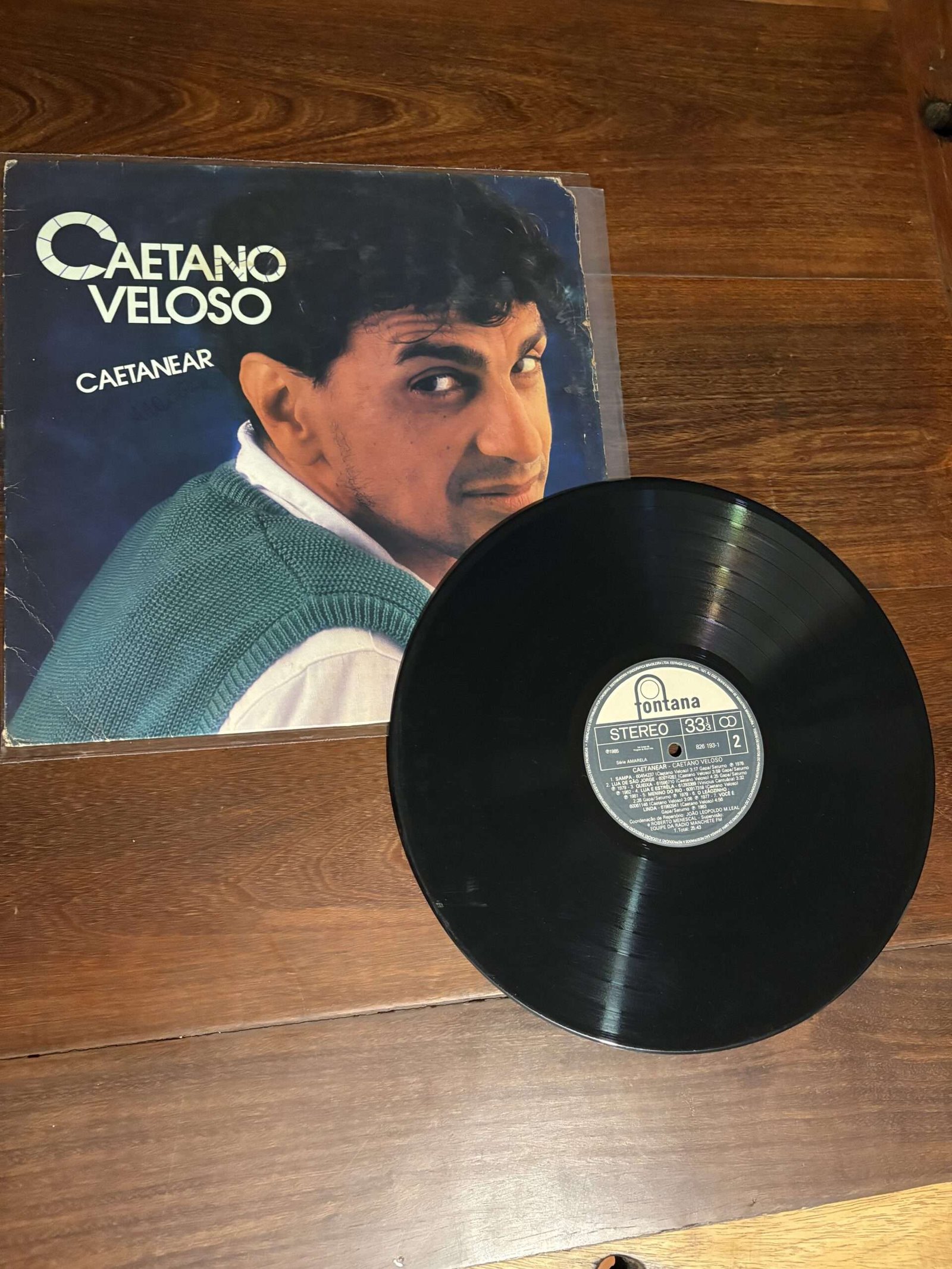 Lp Caetano Veloso - Caetanear (1985) - Imagem 3