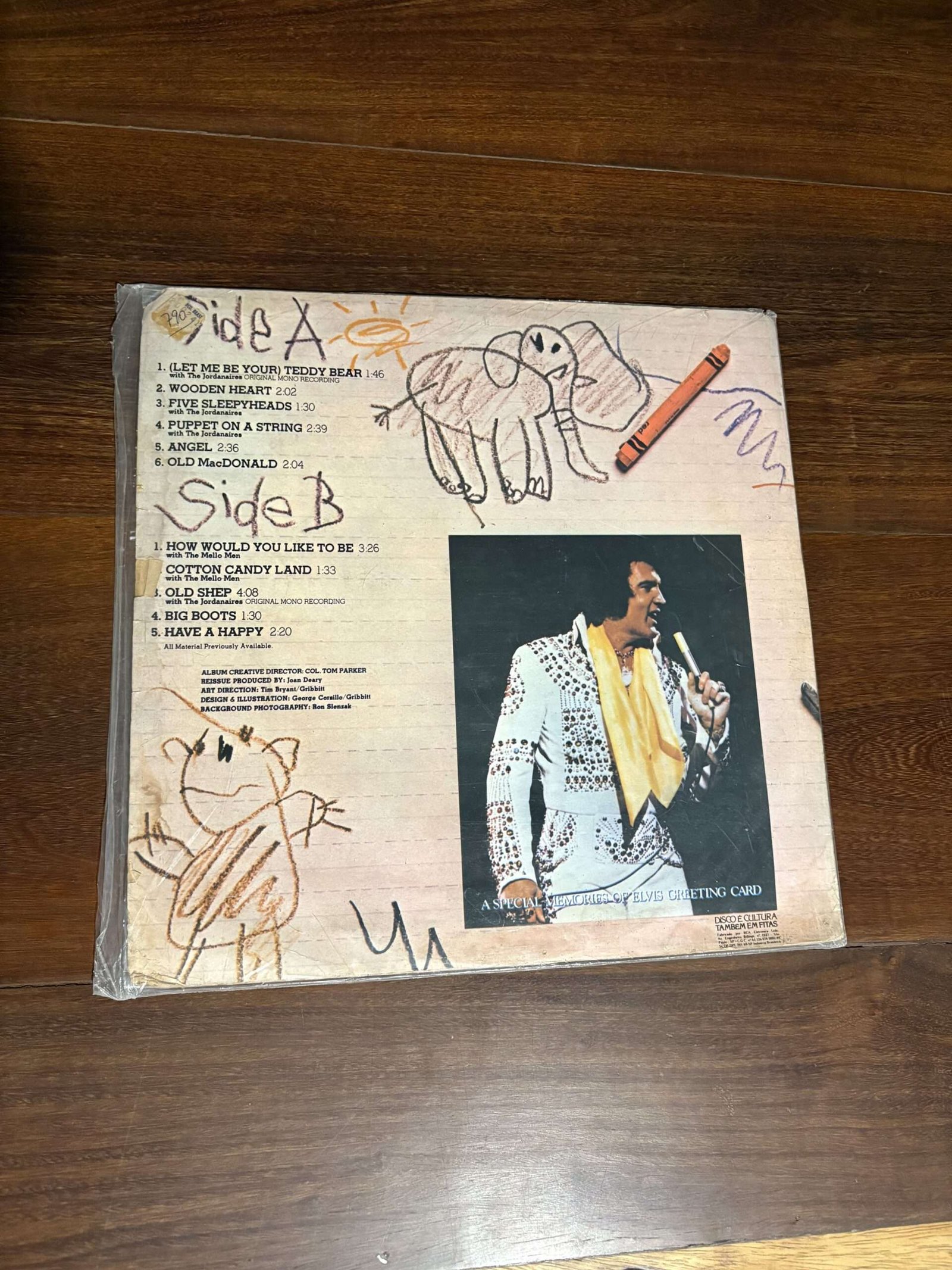 Lp Elvis Presley - Sings For Children (1978) - Imagem 2