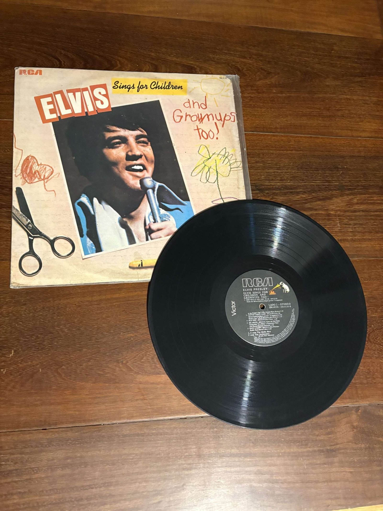 Lp Elvis Presley - Sings For Children (1978) - Imagem 3