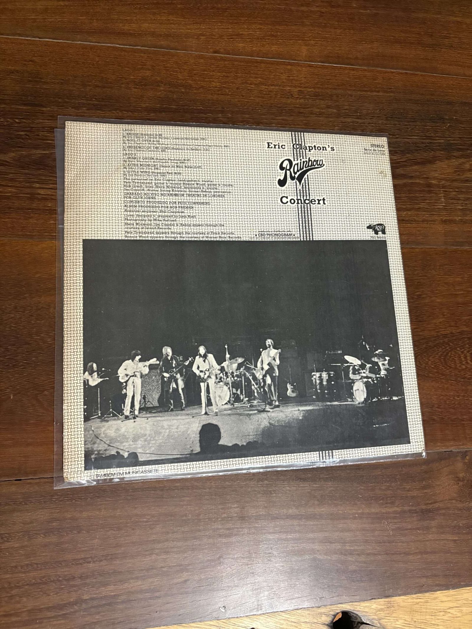 Lp Eric Clapton - Rainbow Concert (1973) - Imagem 2