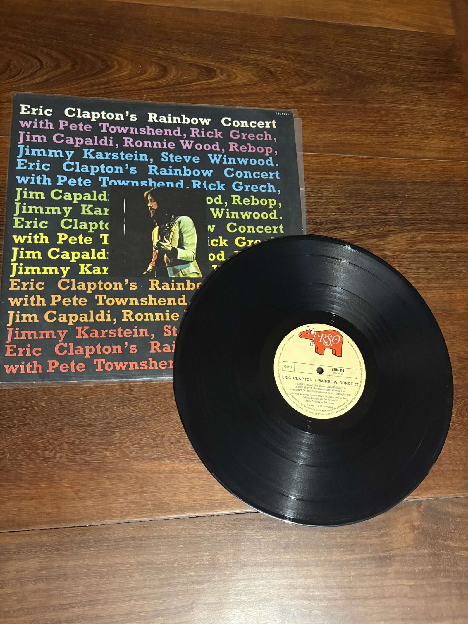Lp Eric Clapton - Rainbow Concert (1973) - Imagem 3