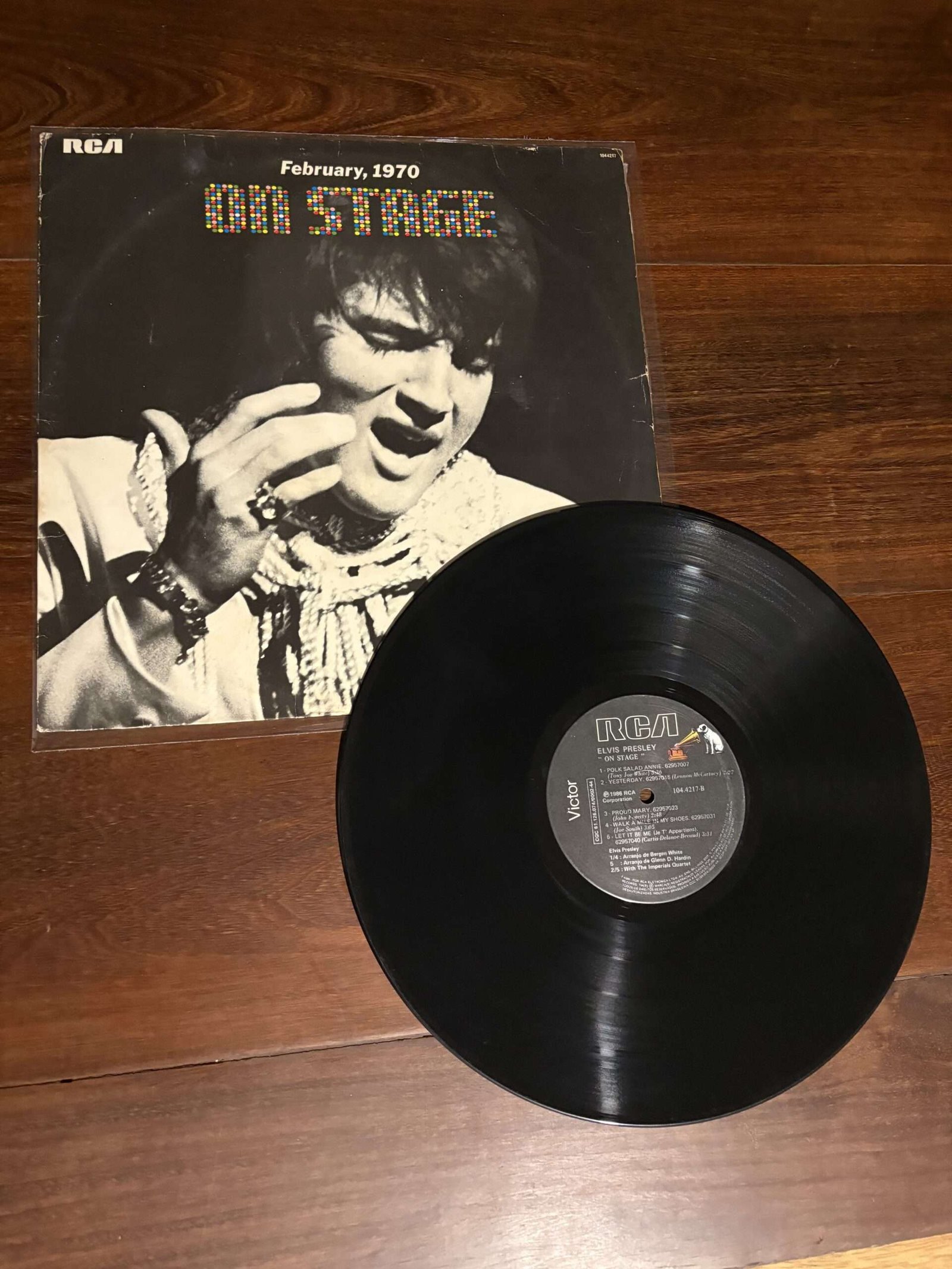 Lp Elvis Presley - On Stage (1970) - Imagem 3
