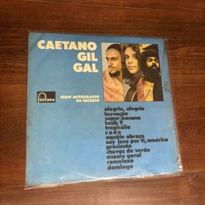 Lp Caetano Veloso, Gilberto Gi e Gal Costa - Caetano Gil Gal (1982)