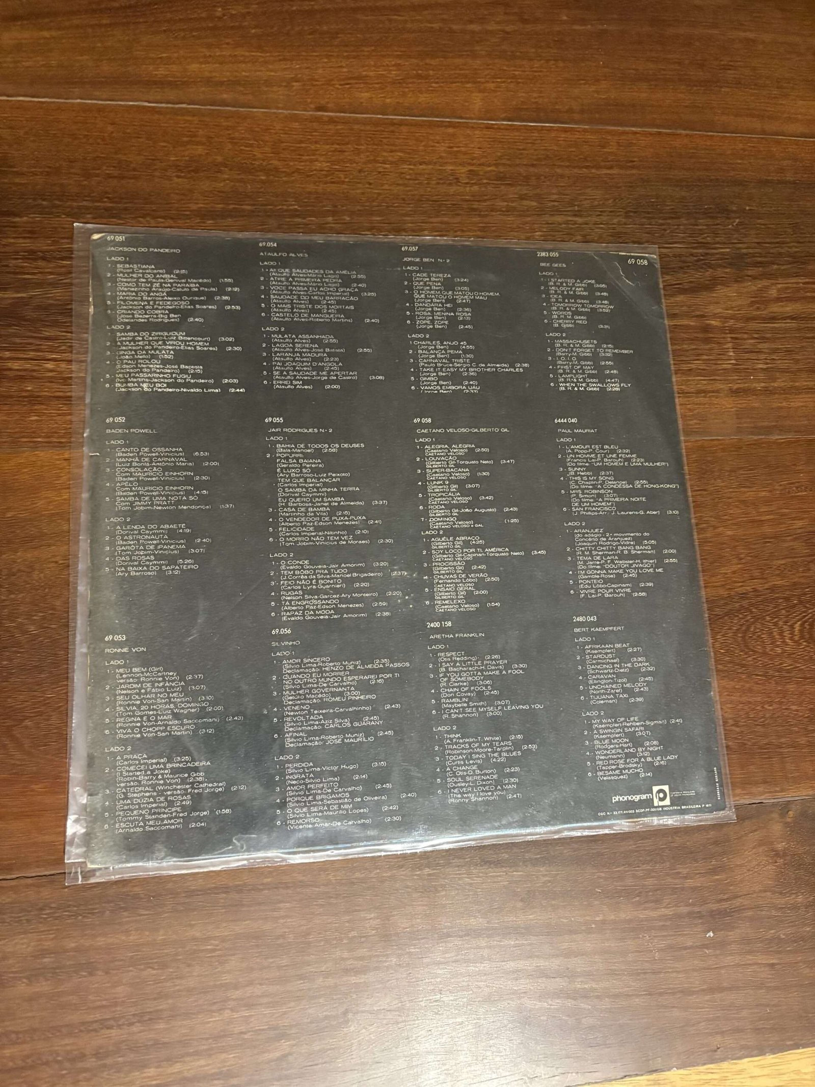 Lp Caetano Veloso, Gilberto Gi e Gal Costa - Caetano Gil Gal (1982) - Imagem 2
