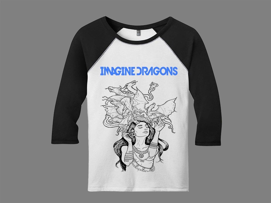 Raglan Manga 3/4 Imagine Dragons