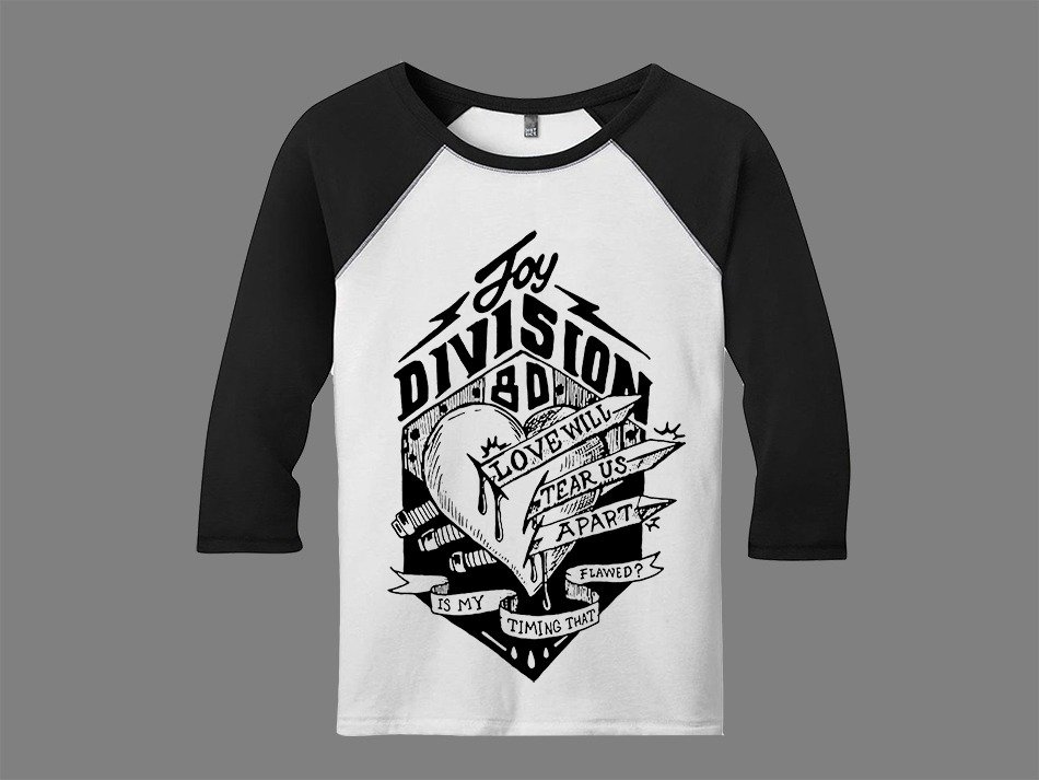 Raglan Manga 3/4 Joy Division