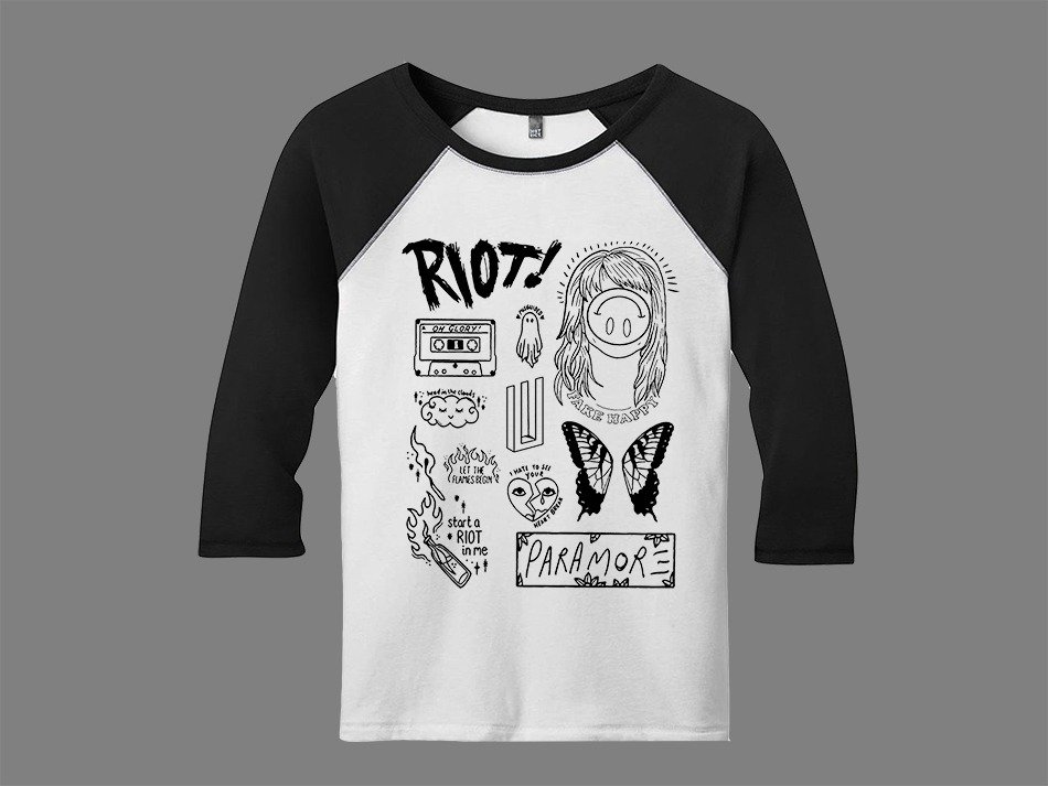 Raglan Manga 3/4 Paramore