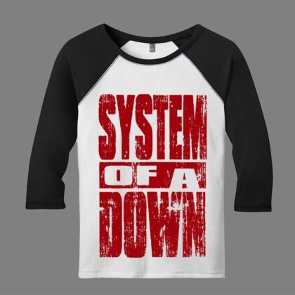 Raglan Manga 3/4 System Of A Down