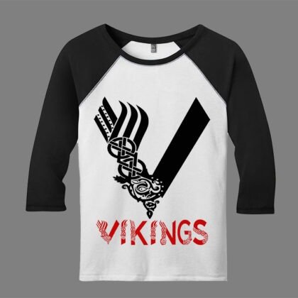 Raglan Manga 3/4 Vikings
