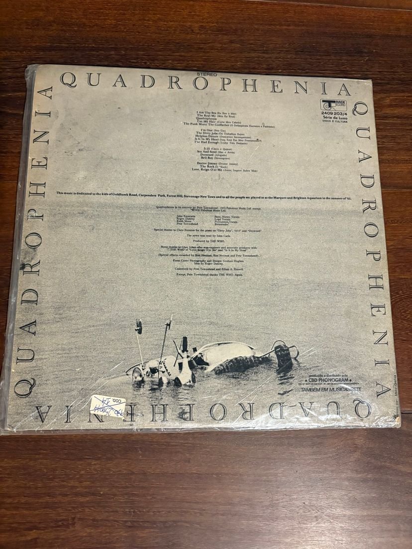 Lp Duplo The Who - Quadrophenia (1973) - Imagem 2