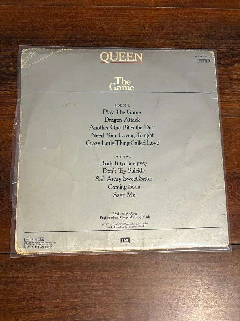 Lp Queen - The Game (1980) - Imagem 2