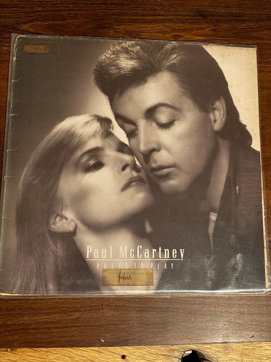 Lp Paul Mccartney - Press to Play (1986)