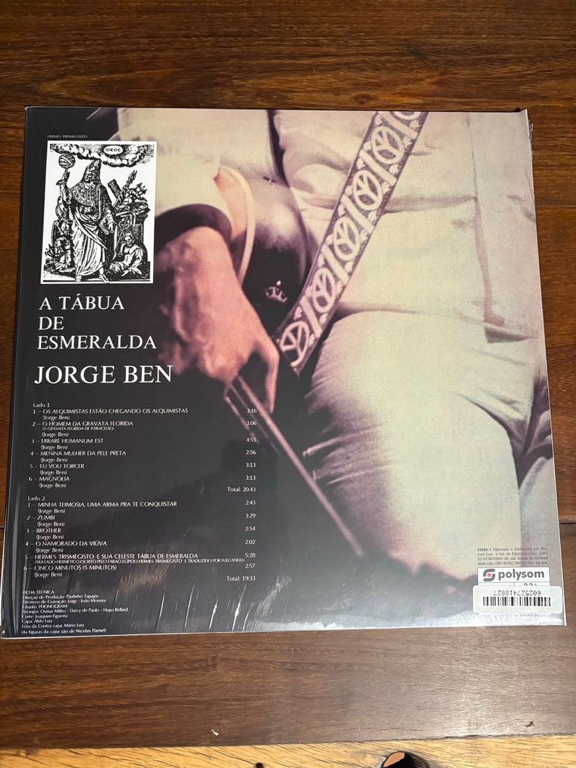Lp Lacrado Jorge Ben - A Tábua de Esmeraldas - Imagem 2