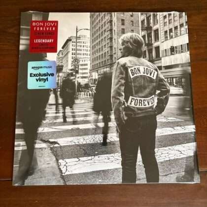 Lp Bon Jovi - Forever (2024) Edição Amazon Music Vinil Transparente e Preto
