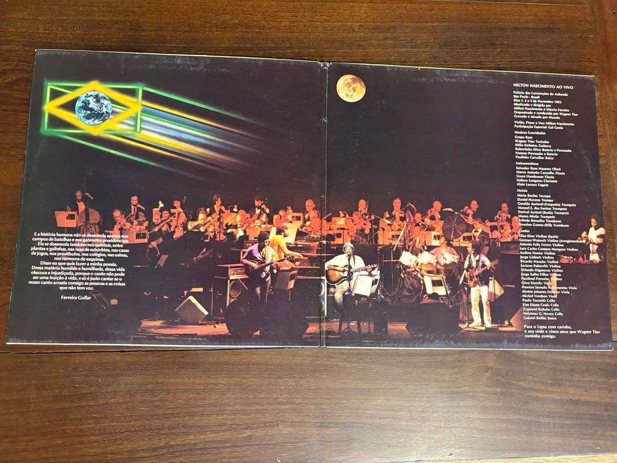 Lp Milton Nascimento - Ao Vivo (1983) - Imagem 4
