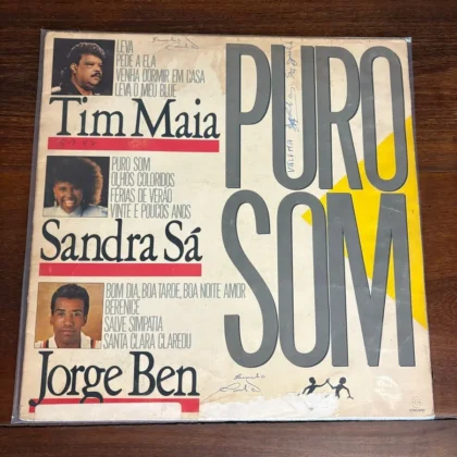 Lp Tim Maia, Sandra Sá, Jorge Ben - Puro Som (1987)